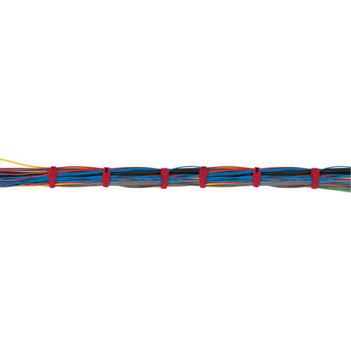 One-Wrap&reg; Fastener Tape, Hook & Loop, 8" x 1/2", Self-Grip, Multicolour - Velcro Companies 90438C