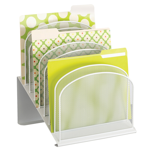 Onyx Desk Organizer - Safco 3258WH