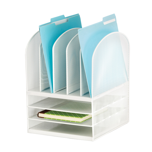 Onyx Desk Organizer - Safco 3266WH