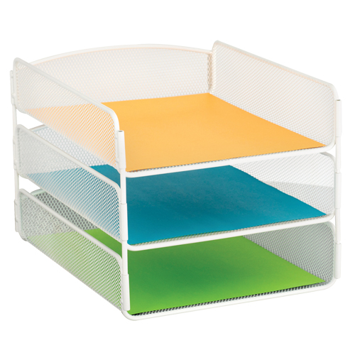 Onyx Desk Tray - Safco 3271WH