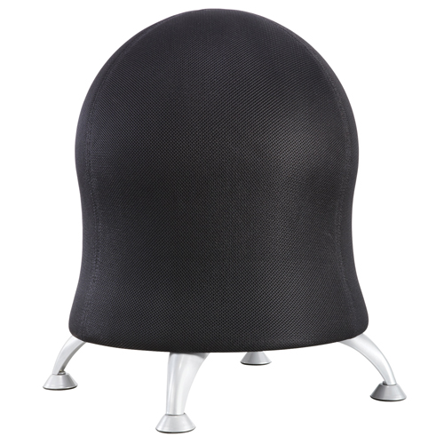Zenergy Ball Chair, Fabric, Black, 250 lbs. Capacity - Safco 4750BL