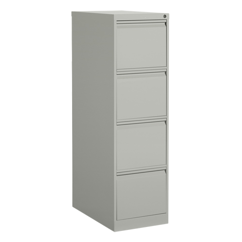 Classeur vertical, Acier, 4 tiroirs, 15-1/7" la x 25" p x 52" h, Gris - Offices To Go MVL25401 GRY
