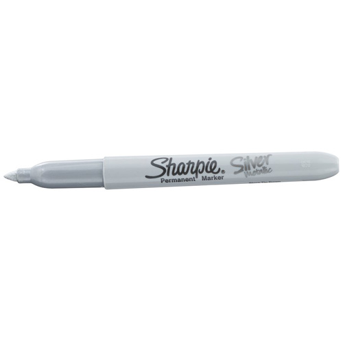 Permanent Marker, Silver, Fine Tip - Sharpie 39013