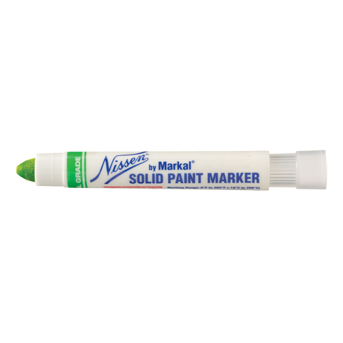 Nissen&reg; Paint Marker, Solid Stick, Green - Markal 028775