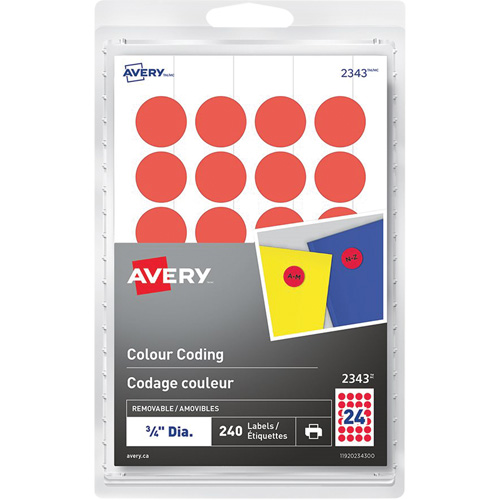 Identification & Coding Labels - Avery Dennison 594655