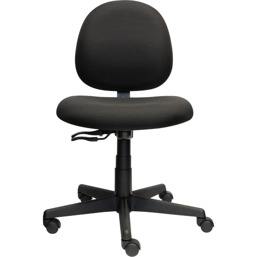 Aspen Low Back Posture Task Chair, Fabric, Black, 275 lbs. Capacity - Horizon Seating 730-14-LK902