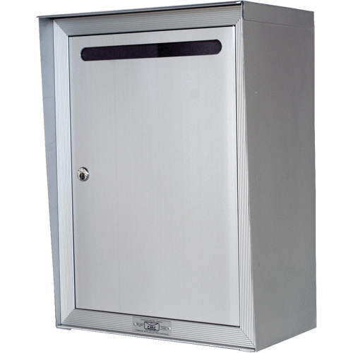 Collection Box, Wall -Mounted, 16-3/16" x 11-3/4", Aluminum - Canadian Mailbox Company 1600-2  WALL MOUNT