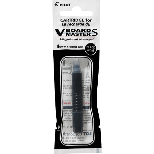 Vboard Master S Slim White Board Marker Refill, Black - Pilot WBS-VS-BK