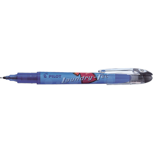 Laundry-Tec Permanent Fabric Marker, Black, Micro Tip Tip - Pilot SCALT-M-BK