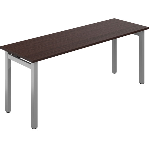 Table bureau Newland, 29-7/10" lo x 72" la x 29-3/5" h, Brun fonc&eacute; - Offices To Go NL7230DHL DES TN