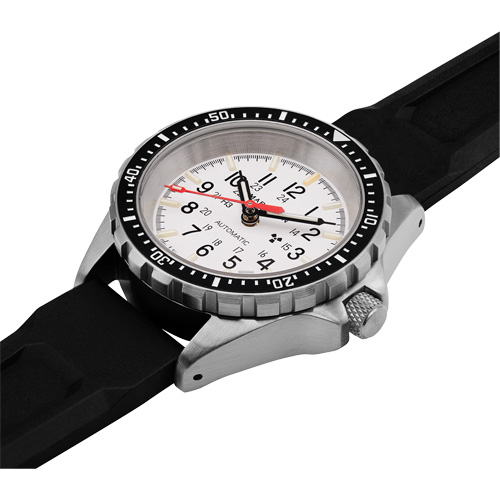 Montre automatique moyenne pour plongeur &eacute;dition arctique, Num&eacute;rique, &agrave; piles, 36 mm, Noir - Marathon WW194026SS-0530