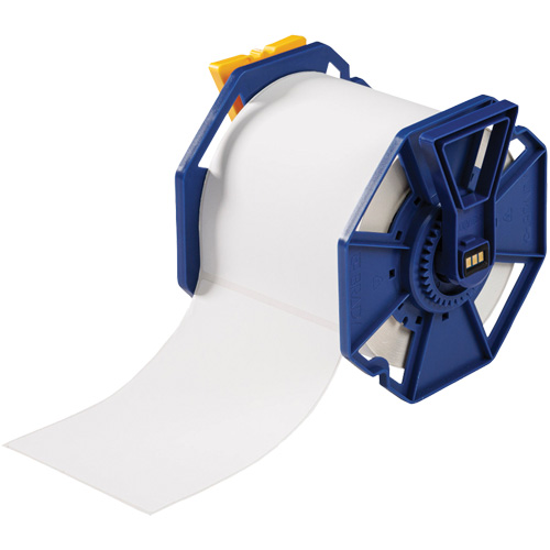 Low-Halide Multi-Purpose Labels, Polyester, 4.13" L x 6.1" H, White - Brady J-262-2569