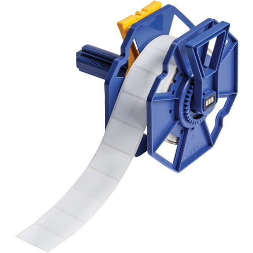 UL Approved Permanent Adhesive Labels, Polyester, 1.5" L x 1" H, White - Brady J-235-2475