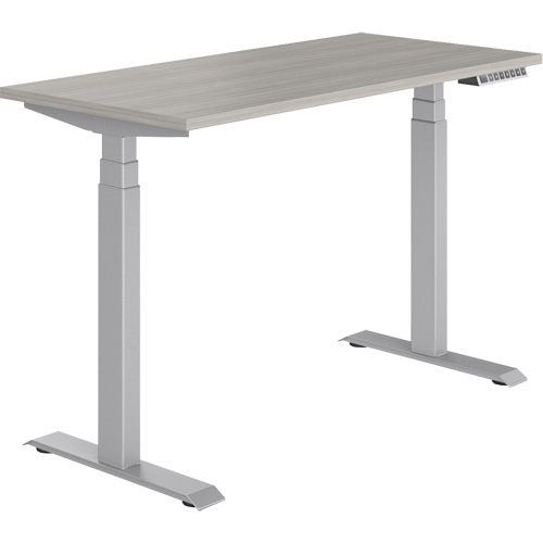 Newland Height-Adjustable Rectangular Table - Offices To Go NL48243QHT-NGL-TTU