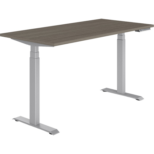 Newland Height-Adjustable Rectangular Table - Offices To Go NL60303QHT-ACJ-TTU