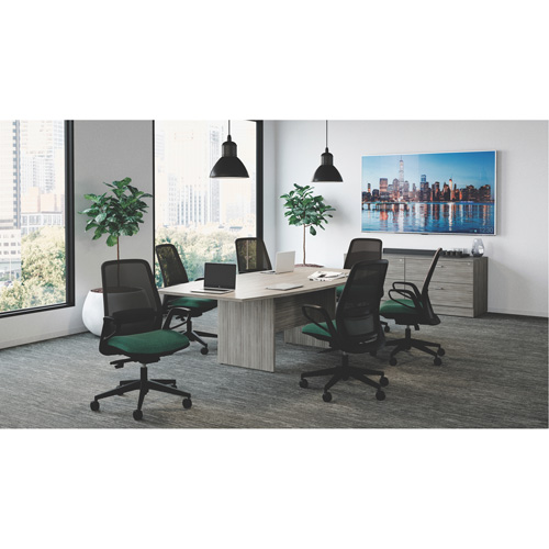 Table de conf&eacute;rence en forme de bateau Newland - Offices To Go NL96BT-NGL