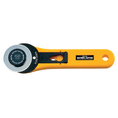 Heavy-Duty Rotary Cutter, 45 mm Blade - Olfa 9651