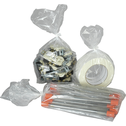 Poly Bags, Open Top, 12" x 5", 1 mils - Alpha Poly F4LB
