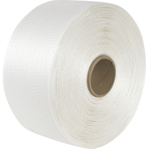 Feuillard en cordon tiss&eacute;, Cordon en polyester, 1/2" la x 3900' lo, Calibre Manuel - Cordex 40W