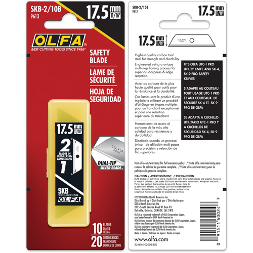 Lame de rechange, Style Simple - Olfa 9613