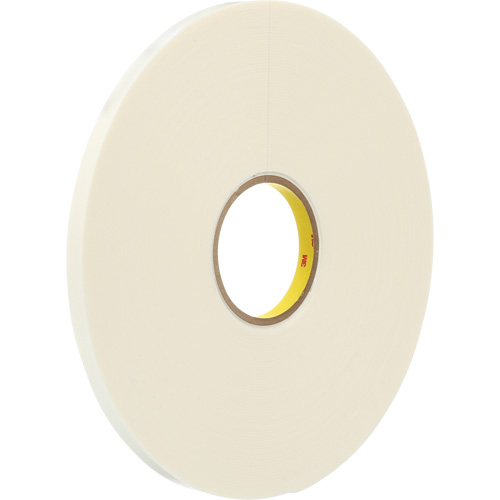 Double Coated Polyethylene Foam Tape 4466, 12.7 mm (1/2") W, 62 mils, Polyethylene - 3M 4466W-1/2X36