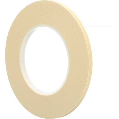 Masking Tape 231, 6 mm (1/4") x 55 m (180'), Tan - 3M 231-6X55