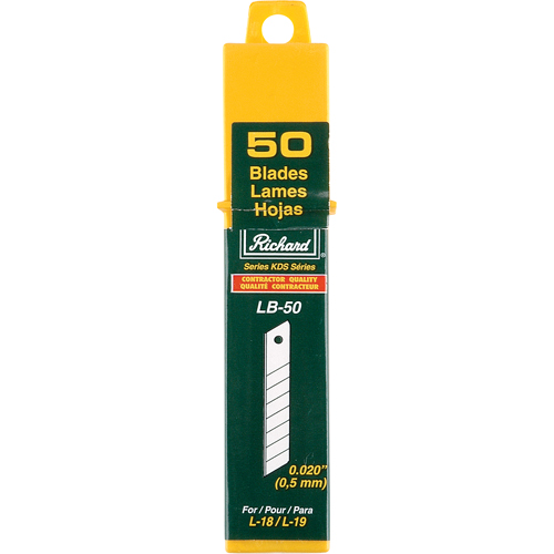 Replacement Blades, Snap-Off Style - Richard LB-50