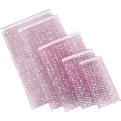 E-Z Seal Bubble Pouches, 4" W x 7.5" L - Polyair EZ4X7.5 ANTISTATIC