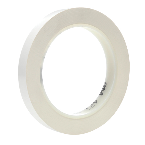 471 Vinyl Tape, 38 mm (1-1/2") W x 32.9 m (108') L, 5.3 mils, White - 3M 471-1-1/2X36-WHT-I