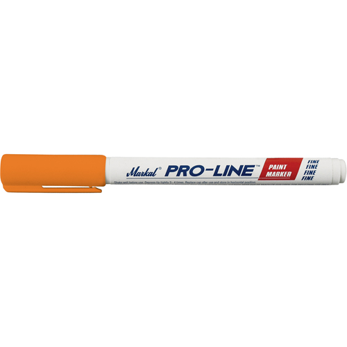 Marqueurs &agrave; peinture fins Pro-Line, Liquide, Orange - Markal 096877