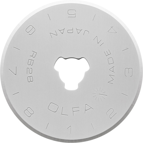 Lames rotatives RB28 en acier au tungst&egrave;ne de 28 mm, Style Simple - Olfa 9563
