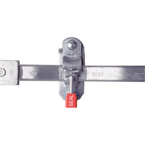 Intermodal II&reg; Security Seals, 2-1/2", Metal, Bolt Seal - Tyden Brooks 9254095H-RED