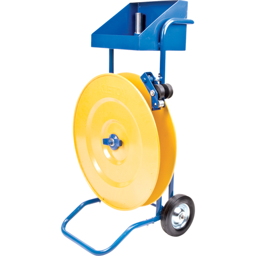 Distributeur de feuillards, Feuillard Polyester/Acier/Polypropyl&egrave;ne, Dia de noyau 16"/8", largeur de rouleau 3"/8"/6" - KLETON 