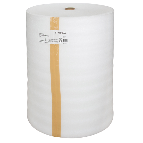 Air Foam Roll, Regular, 1/4" Thick, 36" W x 250' L - Polyair PAF2506S36