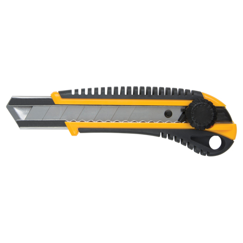 Couteau ATK800, 25 mm, Acier au carbone, Robuste, Prise en Caoutchouc - Outils Aurora 