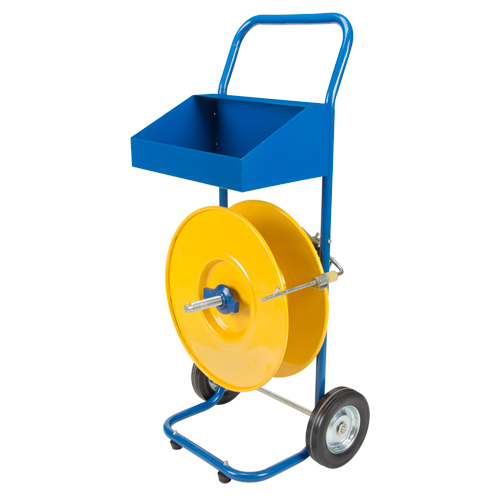Strapping Dispenser, Polyester/Polypropylene Straps, 8" Core Dia., 8" Roll Width - KLETON 