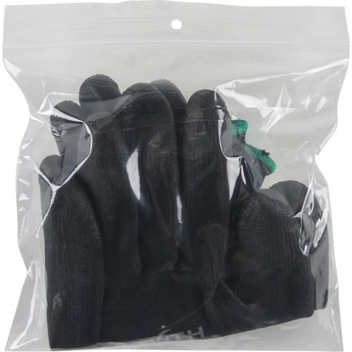 Sacs en poly, Refermable, 6" x 6", 2 mils - KLETON 