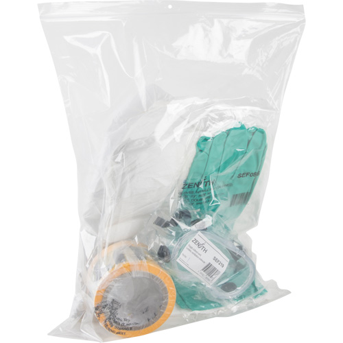 Poly Bags, Reclosable, 15" x 12", 4 mils - KLETON 
