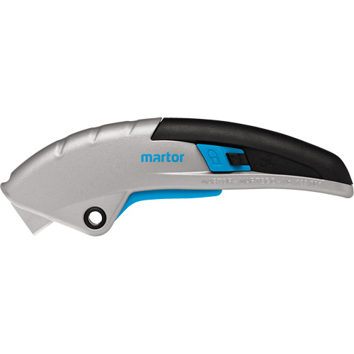 Martego Knife Fully Automatic Retractable, 9 mm, Stainless Steel, Metal Handle - Martor 122001.02