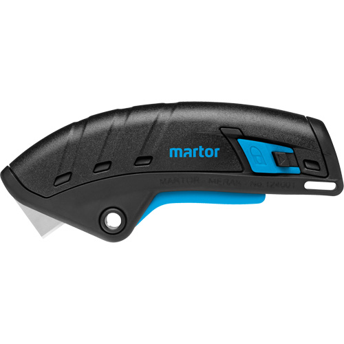 Merak Knife Fully Automatic Retractable, 9 mm, Stainless Steel, Plastic Handle - Martor 124001.02