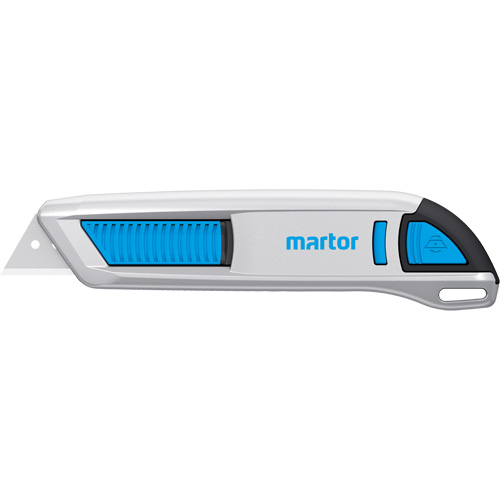 Secunorm 500 Knife Semi Automatic Retractable, 19 mm, Stainless Steel, Metal Handle - Martor 50000410.02