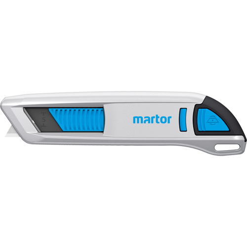 Secunorm 500 Knife Semi Automatic Retractable, 5 mm, Stainless Steel, Metal Handle - Martor 50000610.02