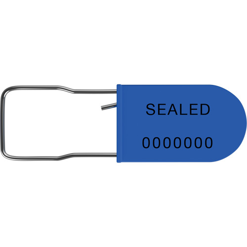 Scell&eacute;s de s&eacute;curit&eacute; UniPad S, 1-1/2", M&eacute;tal/Plastique, Cadenas - Universeal UPAD-S BLUE