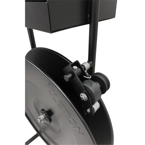 Strapping Dispenser, Polyester/Steel/Polypropylene Straps, 16"/8" Core Dia., 3"/8"/6" Roll Width - KLETON 