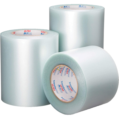 TransferRite&reg; Ultra Clear Tape, Polypropylene, 355.6 mm (14") W x 91.44 m (300') L, 3.9 mils Thick -  