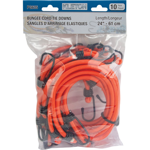 Bungee Cord Tie Downs, 24" - KLETON 
