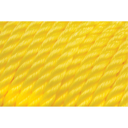 1/2" Braided Yellow Rope, Polypropylene, 335' - KLETON 