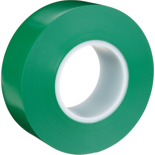 Durable Floor Marking Tape 971, 2" x 108', Vinyl, Green - 3M 7100254034