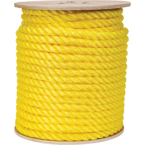 Braided Yellow Rope, Polypropylene, 300' - KLETON 
