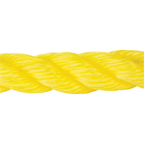 Braided Yellow Rope, Polypropylene, 300' - KLETON 